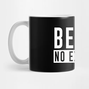 BEAST No Excuses - Bodybuilding shirt Mug